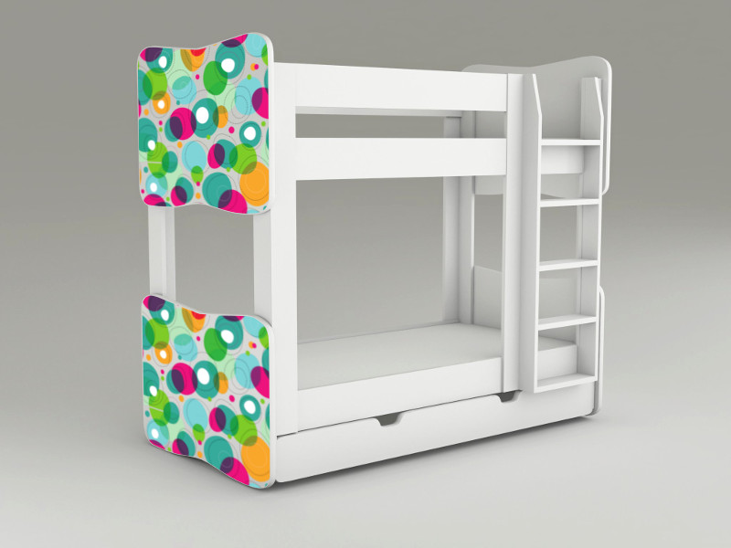 Becks poschodová posteľ Colour